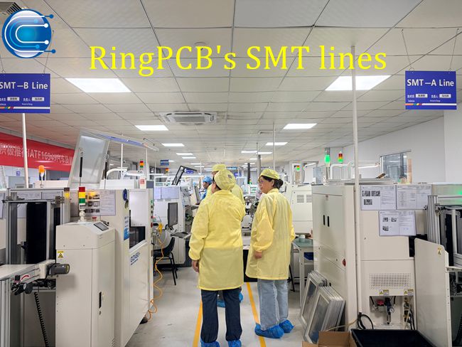RingPCB's SMT lines