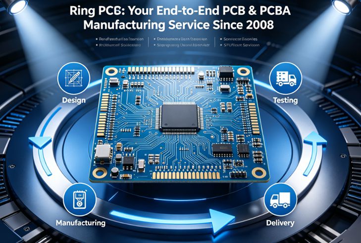 Ring PCB: Your End-to-End PCB & PCBA Manufacturing Service Since 2008