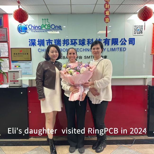 Eli's daughter visited RingPCB in 2024