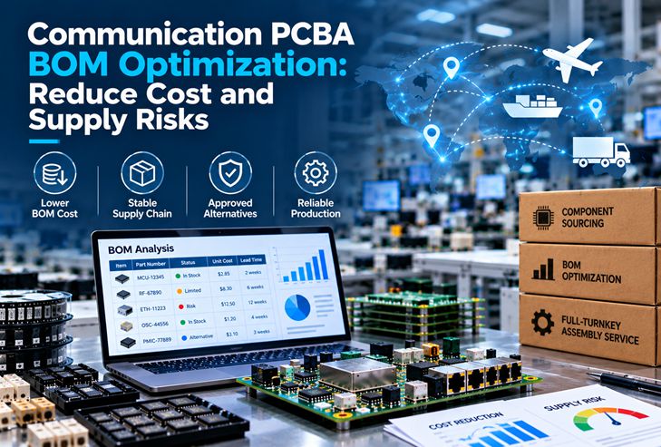 Communication PCBA BOM Optimization: Reduce Cost and Supply Risks