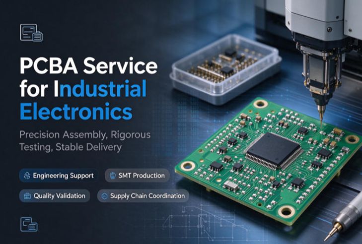 PCBA Service for Industrial Electronics by ringpCB