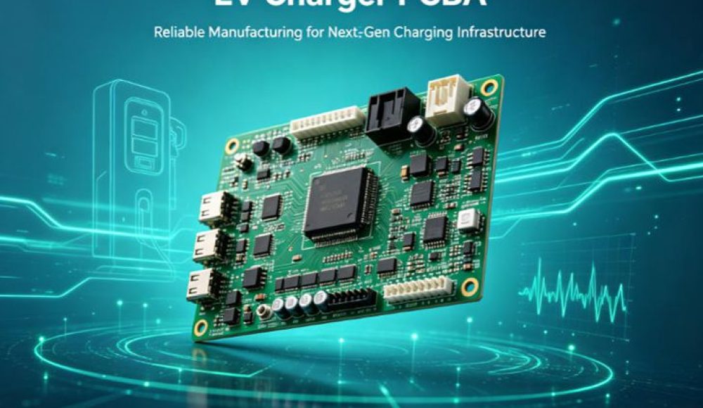 custom EV Charger PCBA by ringPCB
