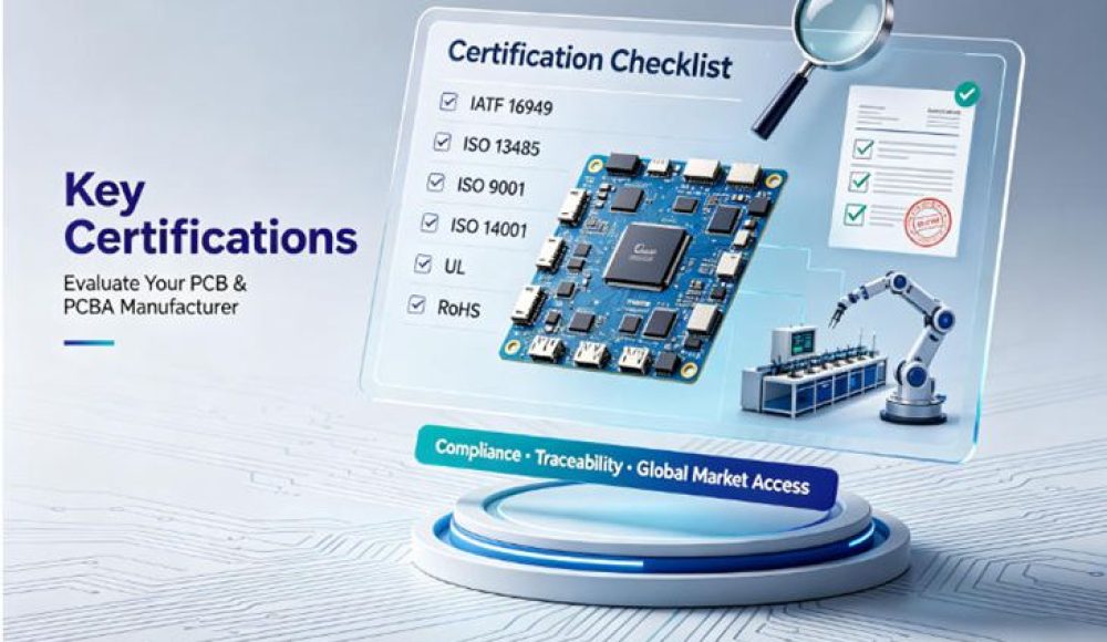 PCB & PCBA manufacturer with certification