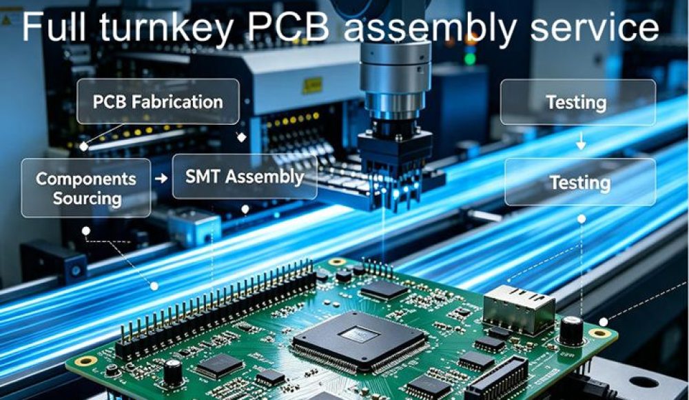 full turnkey PCB assembly service by RingPCB